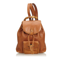 Gucci Backpack Leather in Brown