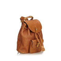 Gucci Backpack Leather in Brown