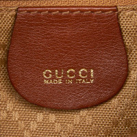 Gucci Rucksack aus Leder in Braun
