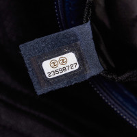 Chanel Coco Case Trolley en cuir bleu