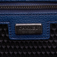 Chanel Coco Case Trolley en cuir bleu