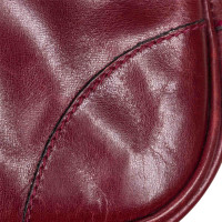 Gucci Clutch Bag Leather in Bordeaux
