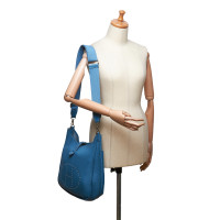 Hermès Evelyne Bag aus Leder in Blau