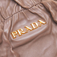 Prada Sac à bandoulière en Cuir en Gris