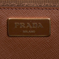Prada Galleria Bag aus Leder in Braun