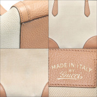 Gucci Tote bag in Tela in Bianco