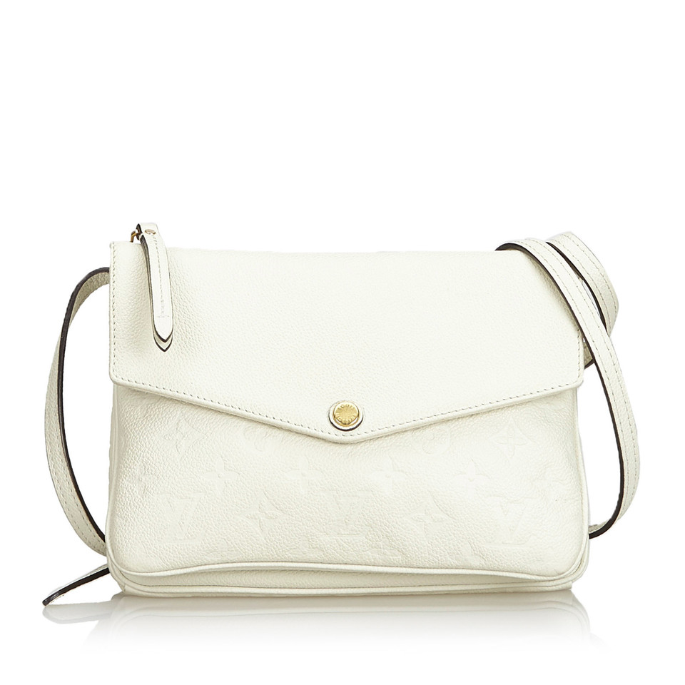 Louis Vuitton Empreinte Twice Bag in pelle bianca