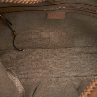 Gucci Umhängetasche aus Leder in Beige