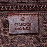 Gucci Handtasche aus Canvas in Khaki