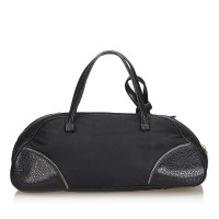 Christian Dior Handbag Canvas in Black