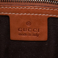Gucci Umhängetasche aus Canvas in Braun