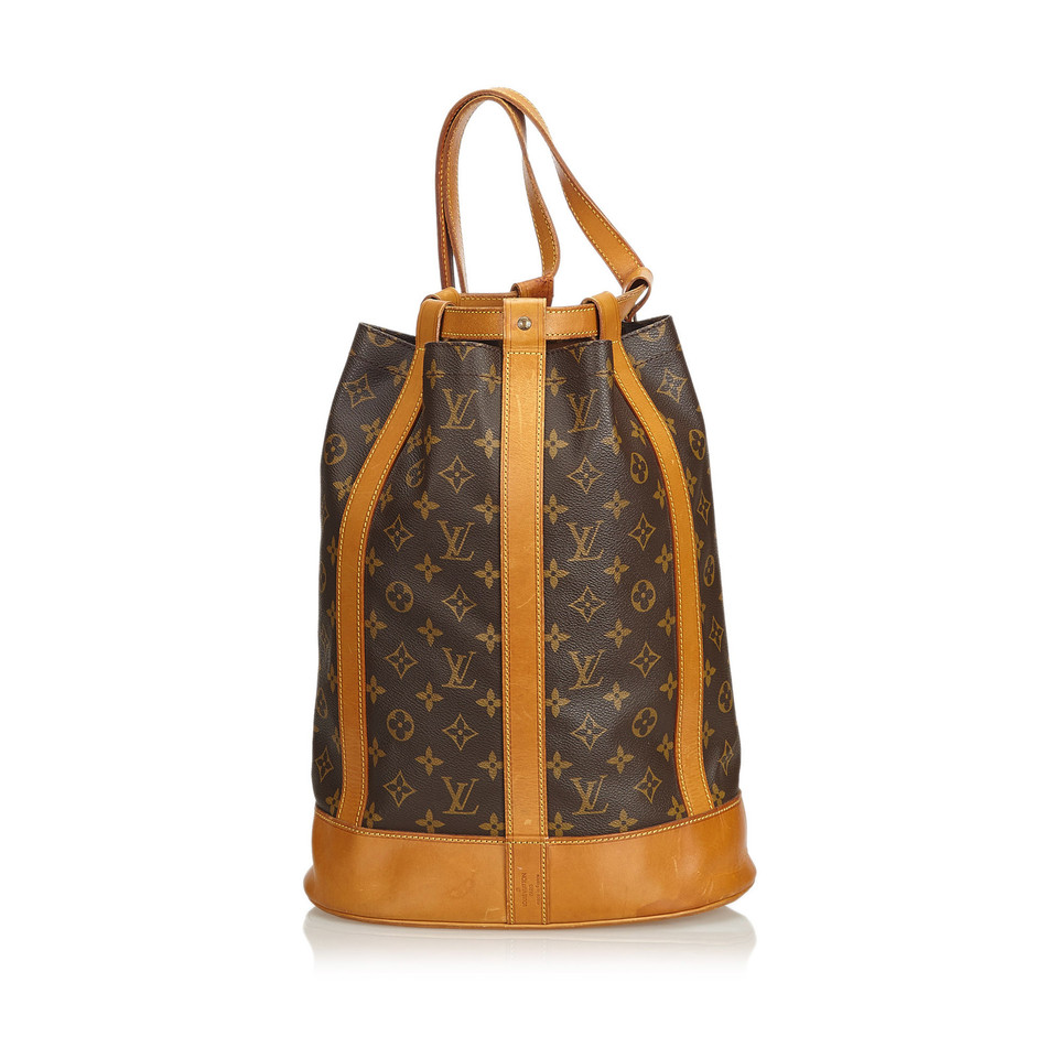 Louis Vuitton Randonnee Bag aus Canvas in Braun