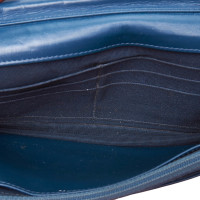Chanel Wallet on Chain aus Leder in Blau