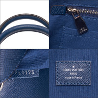 Louis Vuitton Porte Documenten leer in blauw