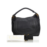 Chloé Marcie Hobo Bag en cuir noir