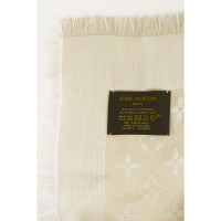 Louis Vuitton Monogram Tuch aus Seide in Creme