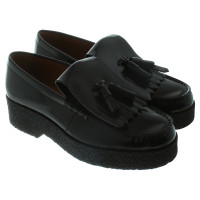 Céline College shoes black leather