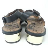Sam Edelman Sandals Leather in Black