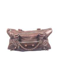 Balenciaga City bag in brown leather
