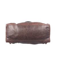 Balenciaga City bag in brown leather