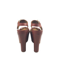 Stella McCartney Pumps/Peeptoes Leather in Brown