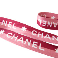 Chanel Unisex riem roze/rood/wit