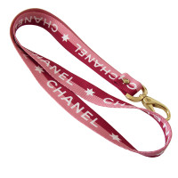 Chanel Unisex riem roze/rood/wit