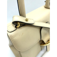 Delvaux Borsetta in Pelle in Crema