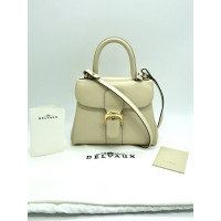 Delvaux Borsetta in Pelle in Crema