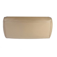 Bulgari Handtasche aus Leder in Beige