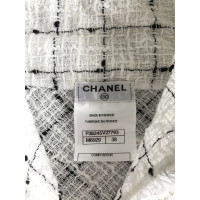 Chanel Vestito in Cotone in Bianco