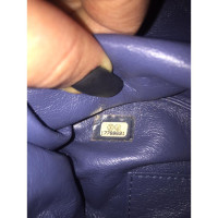 Chanel Handtasche aus Leder in Blau