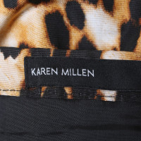 Karen Millen Rock in Schwarz/Orange