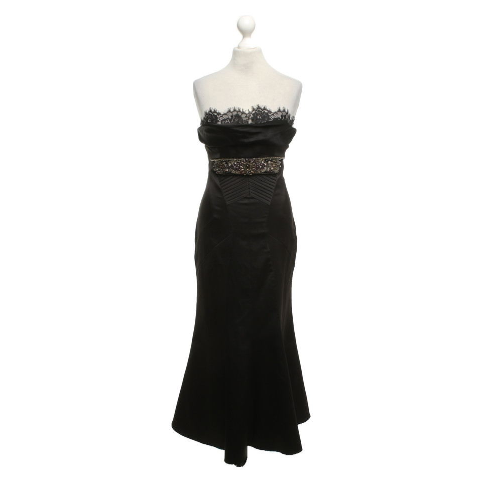 Karen Millen Bandeau-Kleid in Schwarz