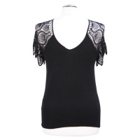 Whistles Lace Top in zwart