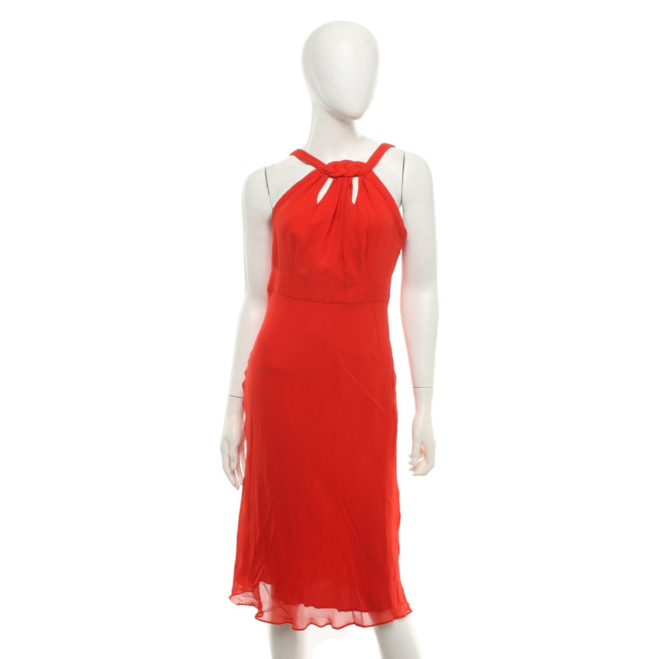 Hobbs Silk dress in red