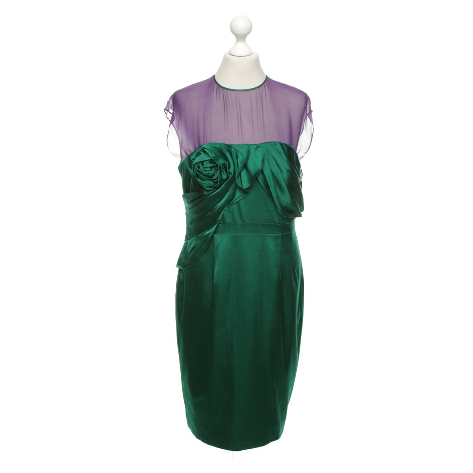 Karen Millen Dress in purple / green