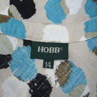 Hobbs abito di lino con motivo