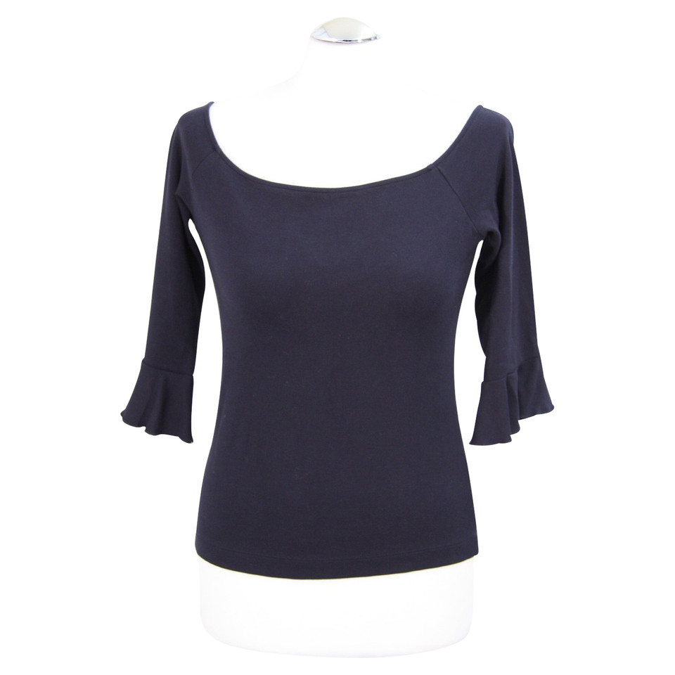 Whistles Top in blu scuro