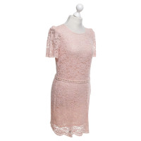 Whistles Lace dress in pink