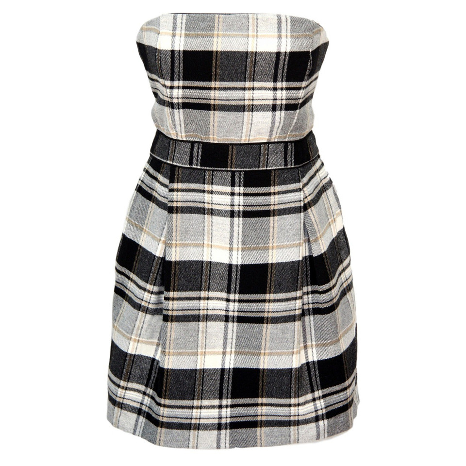 French Connection Plaid wollen jurk