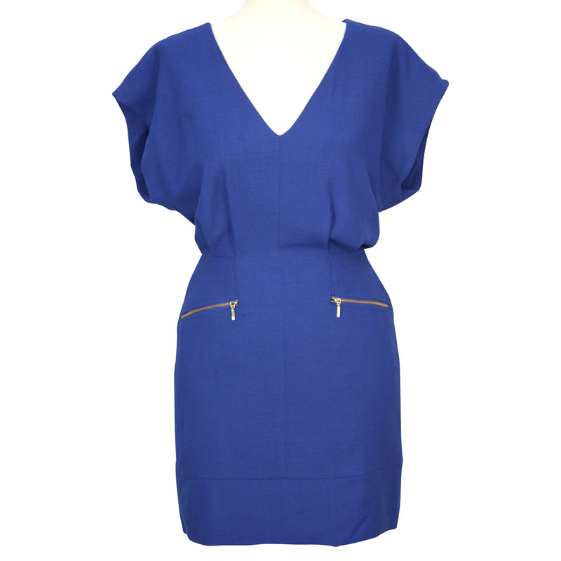 French Connection Blaues Kleid 