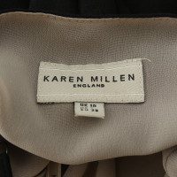 Karen Millen Dress in black / beige