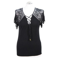 Whistles Top Lace in Black