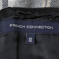 French Connection Robe en laine à carreaux