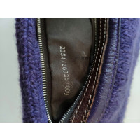 Fendi Handbag Wool in Violet