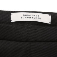 Dorothee Schumacher Hose aus Baumwolle in Schwarz