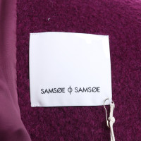 Samsøe & Samsøe Manteau en violet