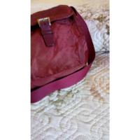 Prada Shoulder bag Canvas in Bordeaux