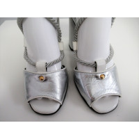 Vionnet Sandals Leather in Silvery